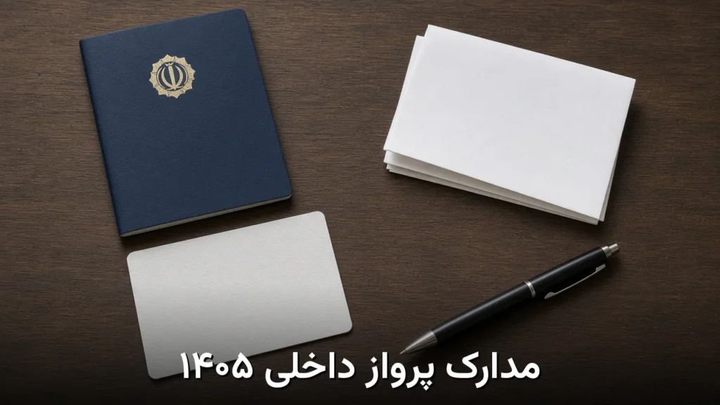 مدارک لازم برای پرواز داخلی | راهنمای ۱۴۰۵