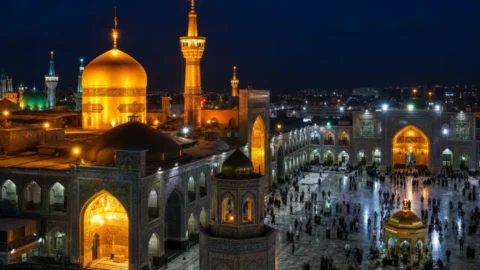 جاهای دیدنی مشهد در شب ۱۴۰۵ | از حرم تا کوهسنگی