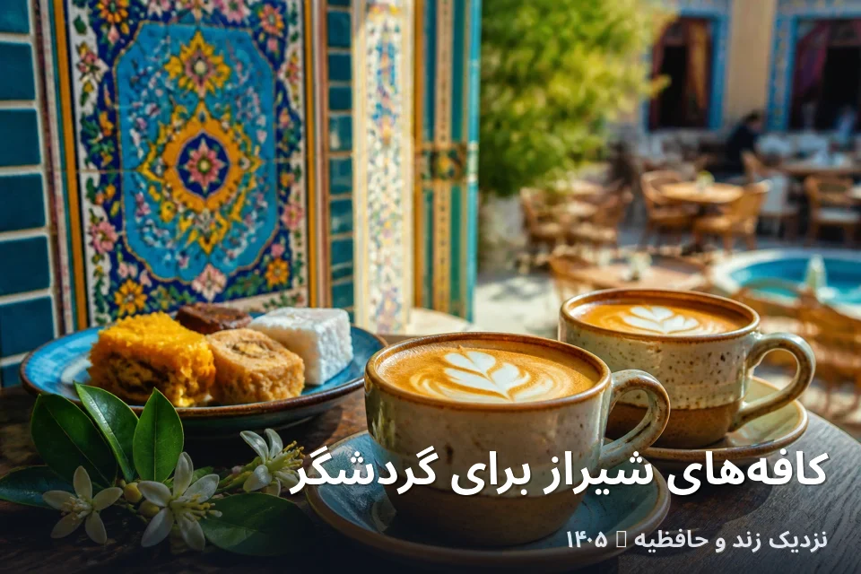 کافههای شیراز برای گردشگر ۱۴۰۵ | نزدیک زند و حافظیه