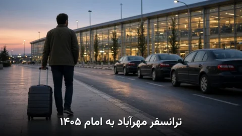 ترانسفر داخلی به خارجی در تهران ۱۴۰۵ | مهرآباد، امام و نکات تشریفات
